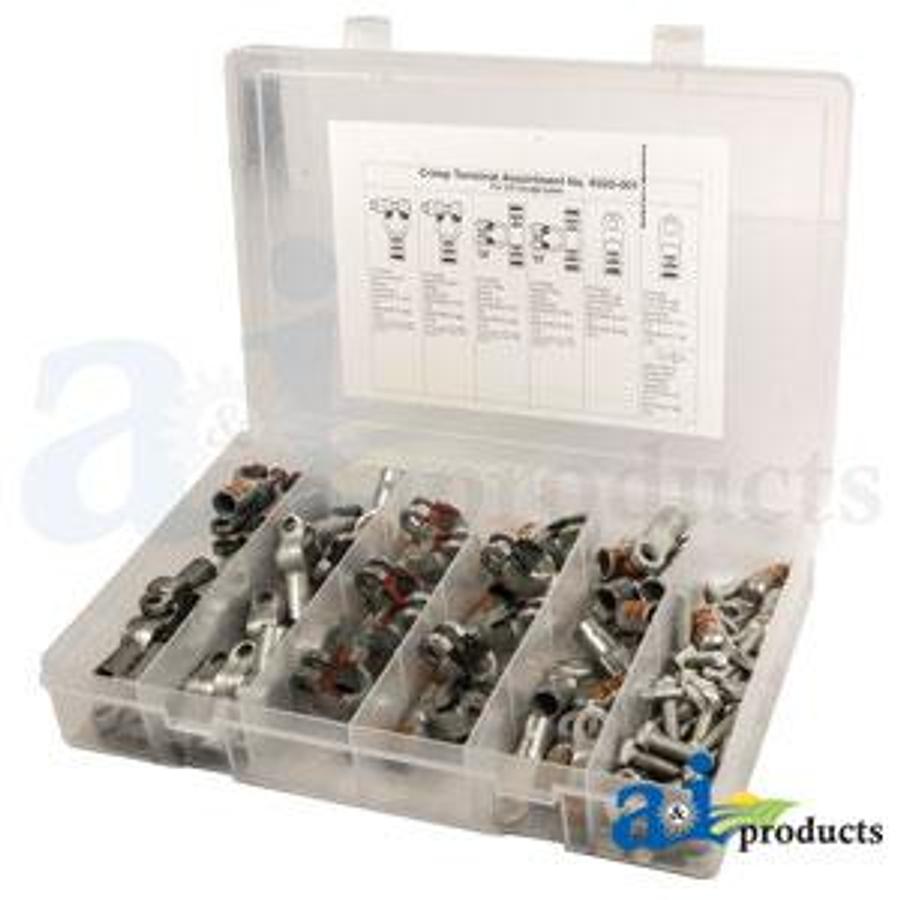 Battery Terminal Assortment, Crimp Copper, 2/0 Ga.