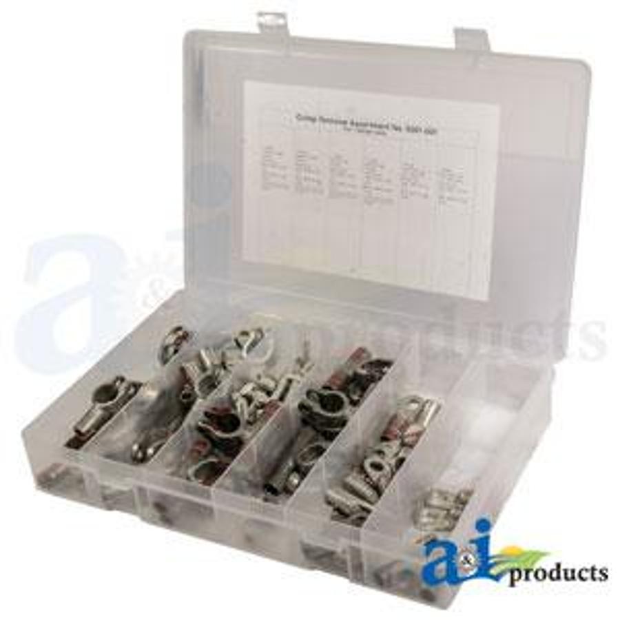 Battery Terminal Assortment, Crimp Copper, 1 Ga.