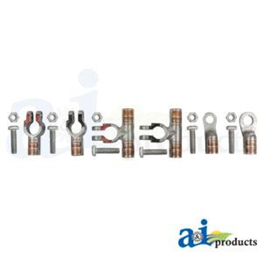 Battery Terminal Assortment, Crimp Copper, 2/0 Ga.