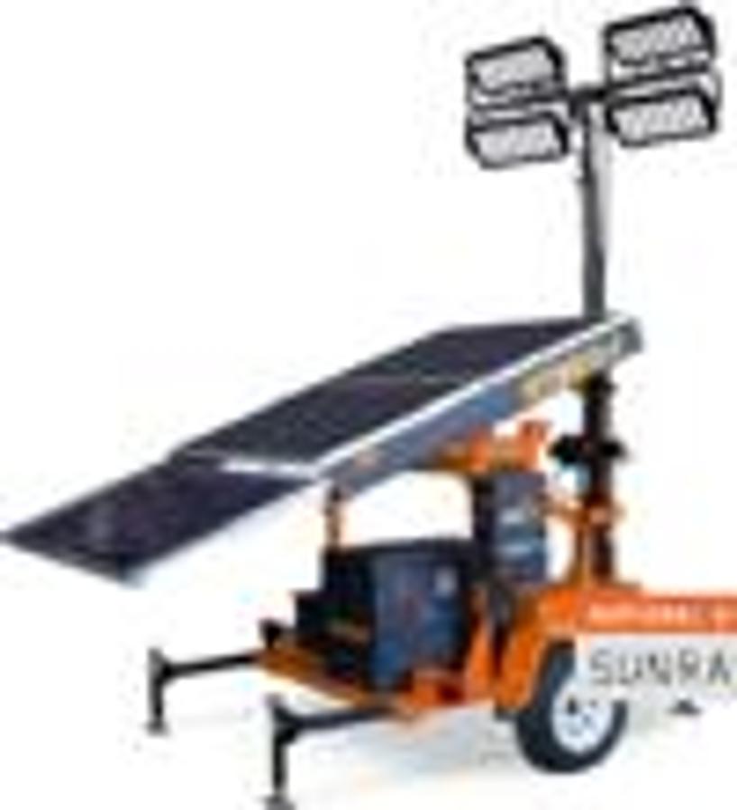 Used Hybrid Solar Light Plant 0.7–1.2 kW