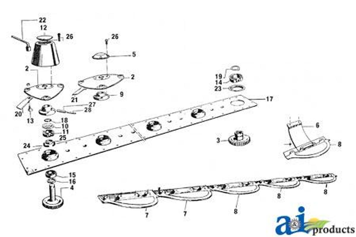Blade, Disc Mower, RH,