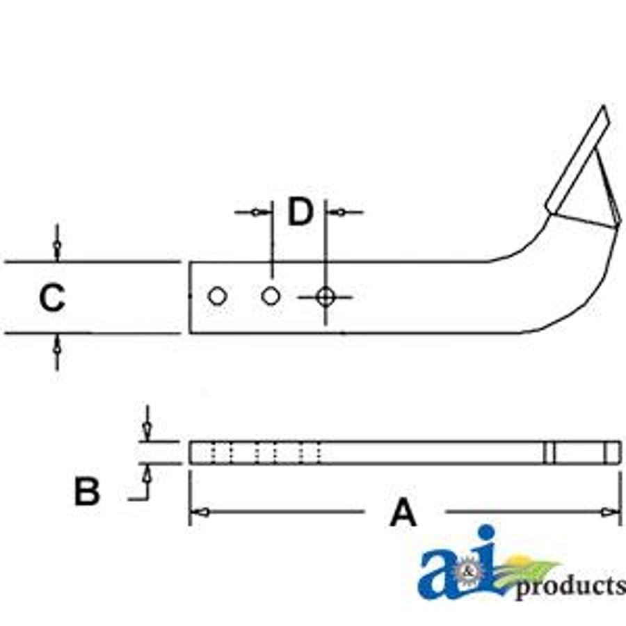 Box Scraper Shank w/ Point