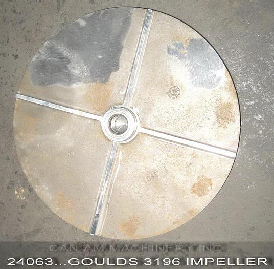 Unused Goulds 3196 Impeller, 3196Cv, 3X4X13, 13.25" Diameter, Unused #24063