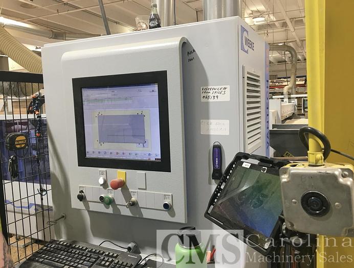 Used Weeke Vantech 480 with Infeed & Outfeed System