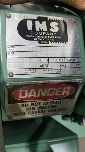 Used IMS 5" x 6" Plastic Granulator Grinder 1 HP Recycling Rubber Plastics