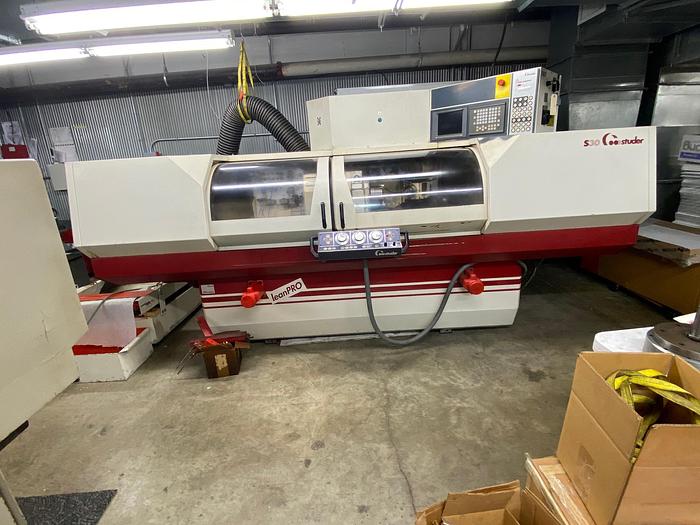 Used STUDER CNC 12″ x 30″ CC S30 Lean Pro Grinder