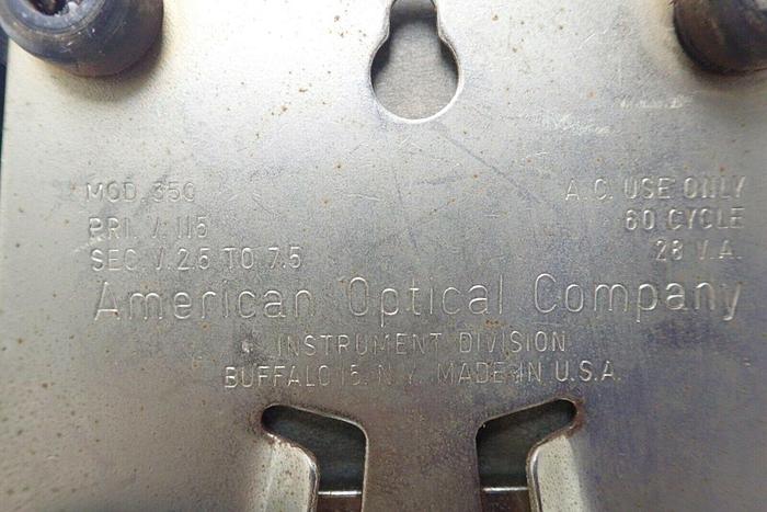 Used American Optical Model 350 Adjustable Voltage Selector