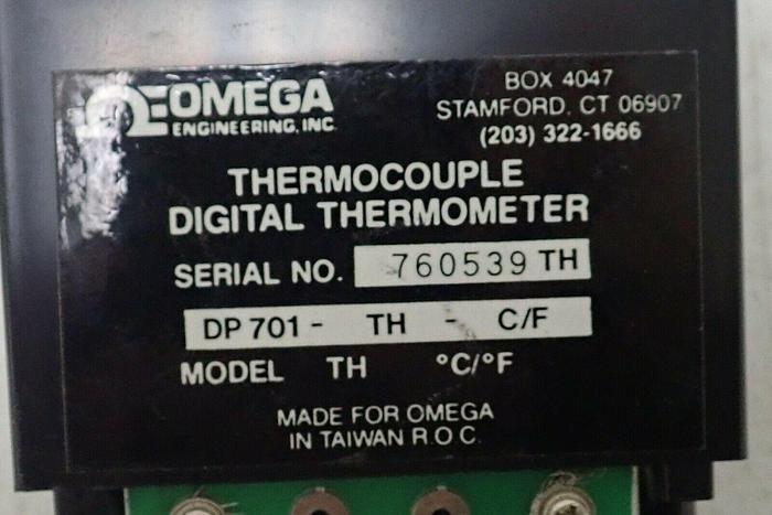 Used Omega DP701 Microcomputer Thermocouple Digital Thermometer