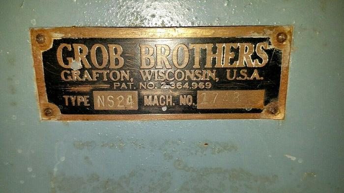 Used Grob 24" Metal Band Saw Bandsaw with Welder & Table Feed in Great Condition!