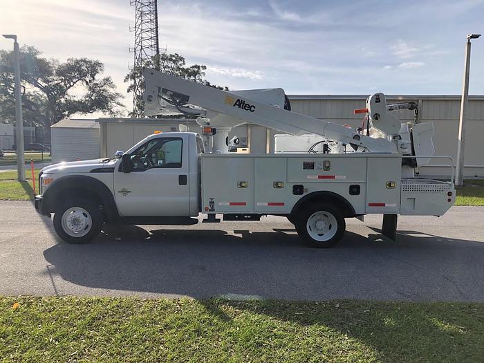 Used 2014 Ford F550 Altec AT40-MH 45ft Material Handling Bucket Truck - P87341