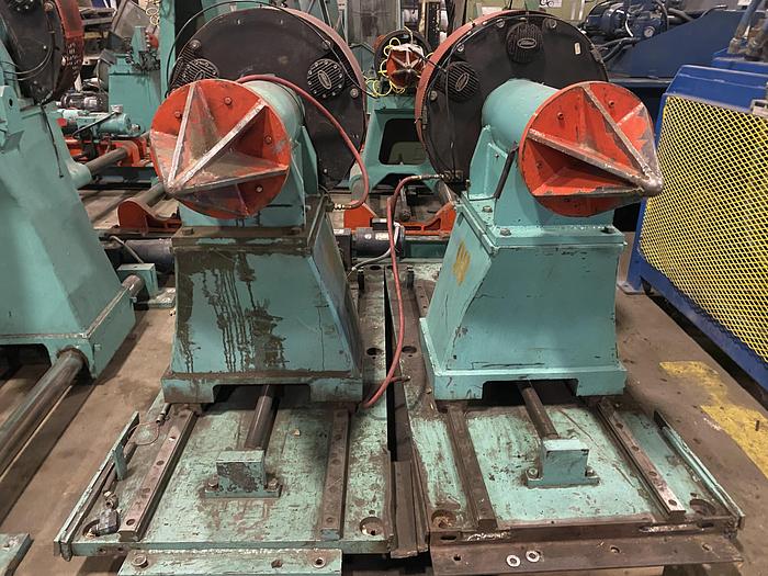 Used A&F UNWIND STAND SHAFTLESS ROTARY SCREW CONTROLLED
