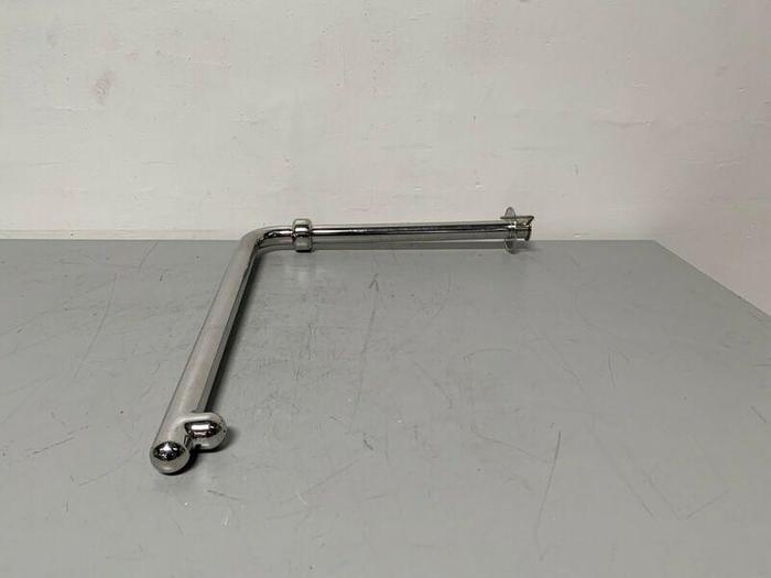 Used Stainless Steel 22" L x 26.5" W x 1.5" D Spray Balls w/ 1 1/2" Sanitary Fitting