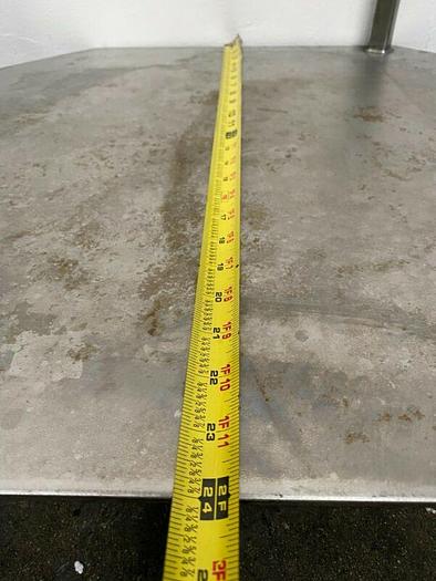 Used Stainless Steel 26" x 24" x 57" Cart w/ Casters