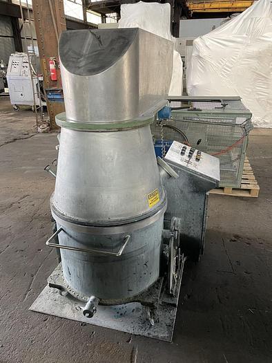 Used 250 LITER MISCHTECHNIK HOFFMAN PLANETARY MIXER WITH DISCHARGE RAM - S/S - JACKETED