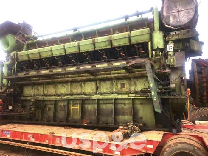 Used 4 MW 2008 Used MAN 18V28-32H Diesel HFO Generator Set