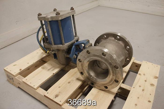 Used Neles Jamesbury 6 7150313600MT2 6" Ball Control Valve #36689