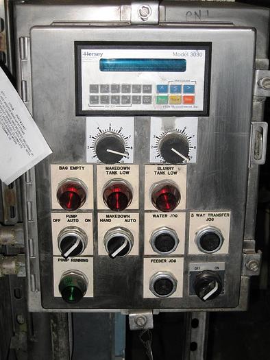 Used Attec  Starch Jet Cooker, Skid Mounted, Capacity Up To 100 Lb/Hr Of 0.5% Starch.  Including: (1) Allen Bradley Series 5 Plc With 5/01 Cpu, With Printout Of Ladder Logic, (2) Complete Control Panels, (3) Robbins Myers Progressive Cavity Pumps, #21487