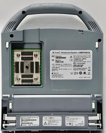 Used Sonosite M-Turbo Portable Ultrasound Machine with Mini-Dock M-Series, P08189-81, P10401-02