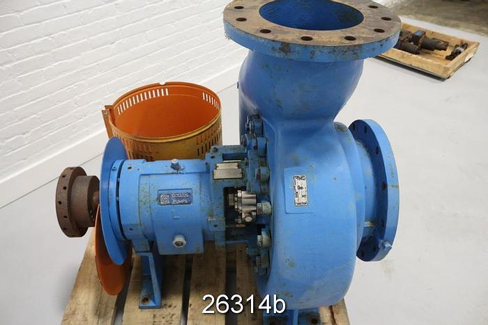 Used Goulds 3180 Goulds 3180, 10X12X16, Stainless Steel Impeller, Diameter 386X344, Ductile Iron Suction Side Plate, Casing, And Stuffing Box.  John Crane Mechanical Seal.   7266 Gpm @ 138 Ft Head, 1800 Rpm, On Base, New #26314