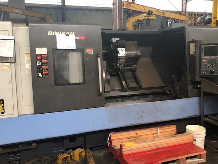 2011 Doosan Puma 480L CNC Lathe - With Fanuc 21iT-B Control (Excellent)