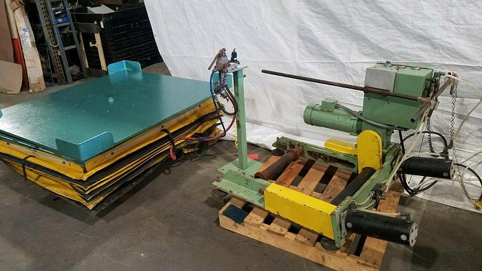 Used Presstronics Vertical Motorized Payoff Stock Feed