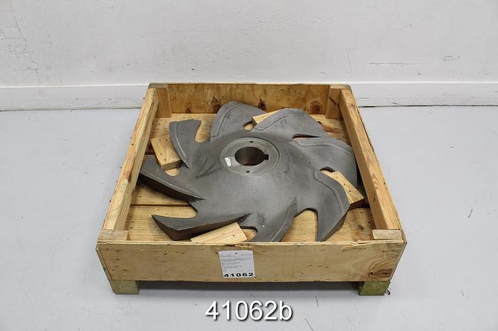 Refurbished Black Clawson 33.2" Diameter Vortech Pulper Rotor, 8-Vane #41062