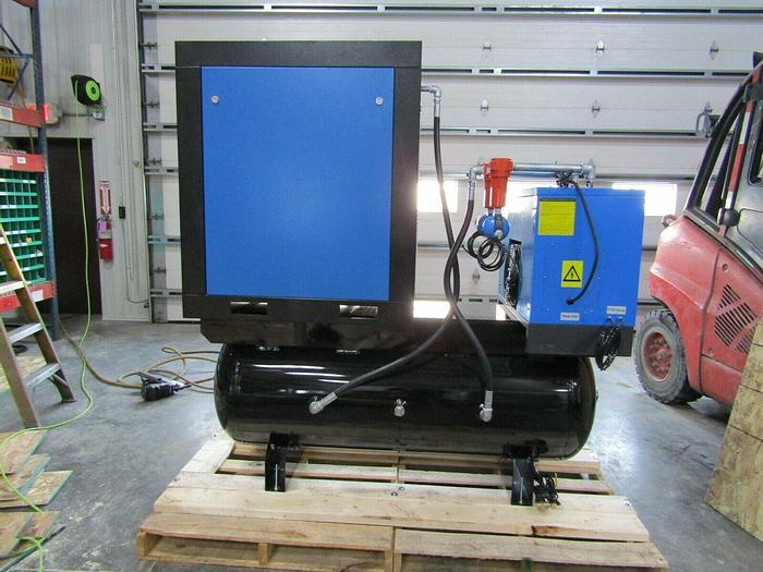 Air-Max 15hp Rotary Screw air Compressor W/dryer/filters/120 tank 12 Year warran