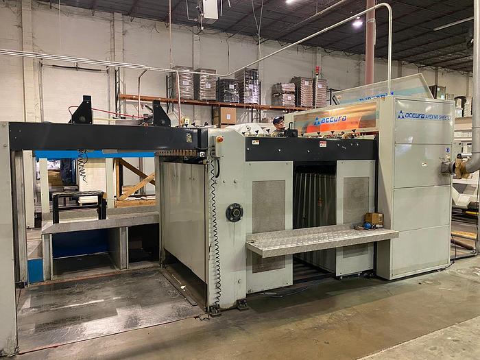 Used 55" (1.40M) ACCURA APEX 140 SINGLE KNIFE HIGH SPEED SHEETER