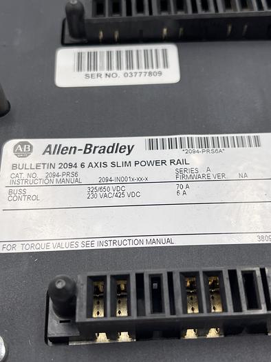 Used ALLEN-BRADLEY 2094-PRS6 Ser A
