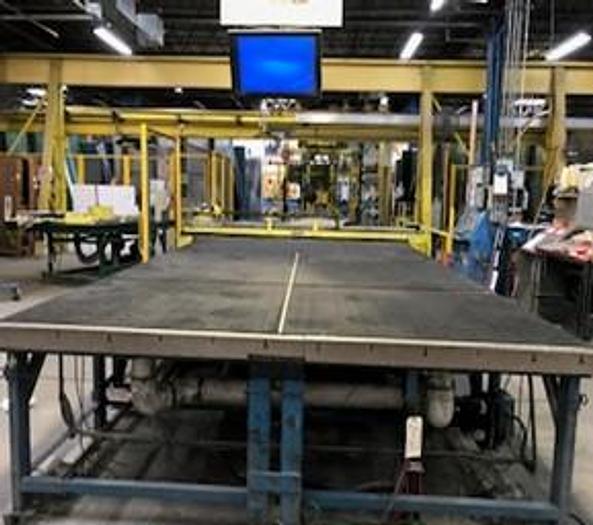 Used Tamglass Tempering Line with Armetech Laminating Line & Bilco Cutting Line Model: 3-Z CBHF