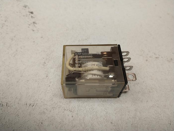 Used 10 lot OMRON LY2 DC24 Gen Purpose Relay,8 Pin,Square,24VDC(GHB1)