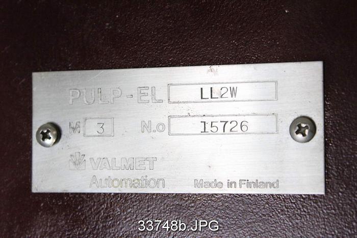 Used Valmet Pulp-El Consistency Transmitter, LL Blade Type #33748