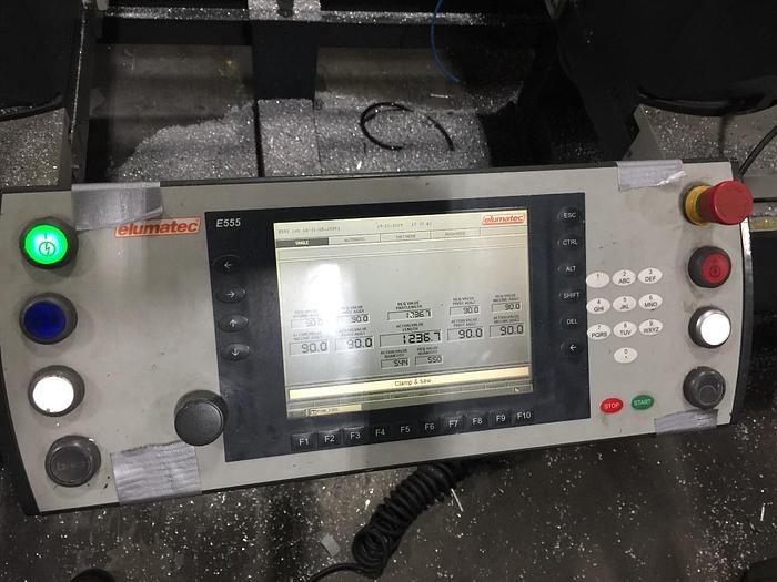 Used 2005, ELUMATEC, DG 104/02, CNC DOUBLE END MITER CUT-OFF SAW