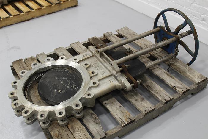 Used True Line 16" Hand Operated Knife Gate Valve #43834