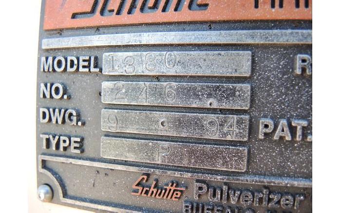 D'occasion USED SCHUTTE HAMMER MILL, FIXED HAMMERS, CARBON STEEL, 125 HP