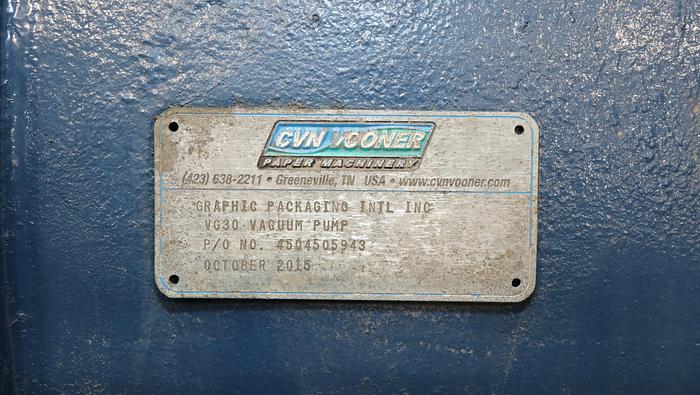 Used Vooner VG30 Vacuum Pump #44530