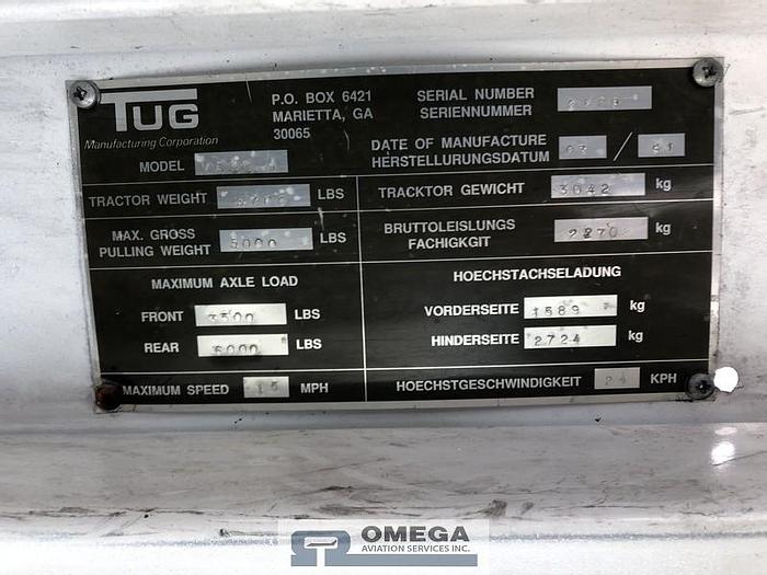 Used 1991 TUG MA50 baggage tractor