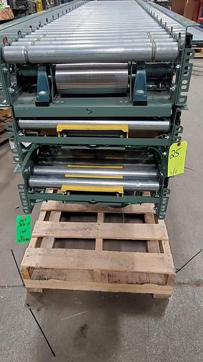 Used Hytrol ABEZ Zero Pressure Accumulation Live Roller Conveyor 24" x 30' EXCELLENT