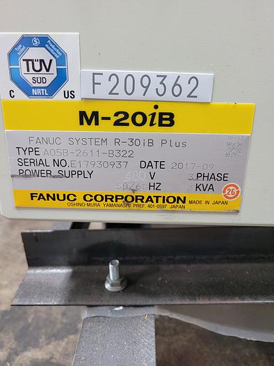 Fanuc M-20ib/25 Industrial Robot with R-30ib Plus controller - Unused Unit