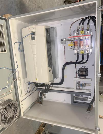 Used ABB ACH550-UH, VFD, 125 hp variable frequency drive 157amp with type 12 enclosure