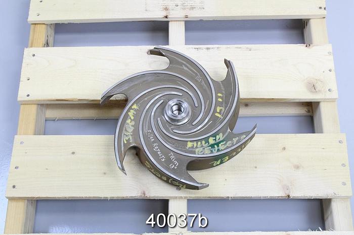 Unused Goulds 3196 4x6x13 6-Vane Pump Impeller #40037