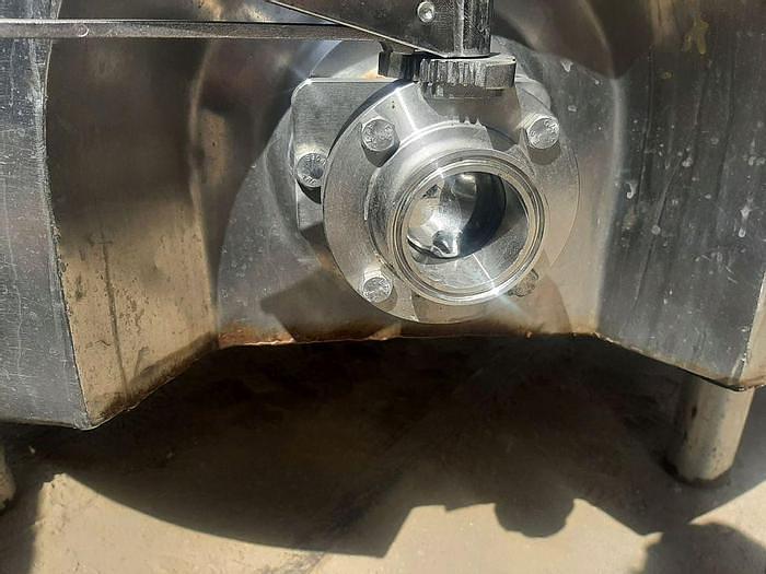 Used 600 GALLON CREMERY PACKAGE MIX TANK - S/S - JACKETED