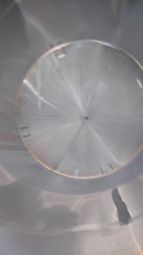 Used Tank, 4,000 Gallon, S/st, Cone Bottom, On Legs #S744779