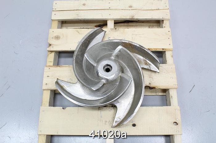 Used Goulds 3175 8x10x22 4-Vane Impeller #41020