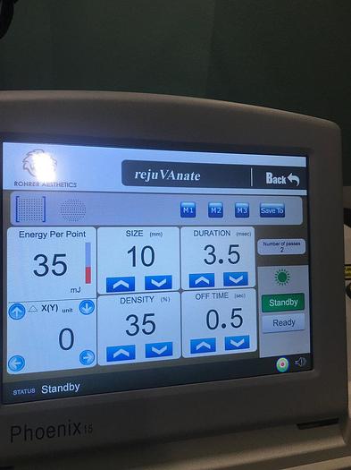 Used 2017 Rohrer Phoenix Co2 Laser: Wrinkles, Skin resurfacing, Vaginal Rejuvenation