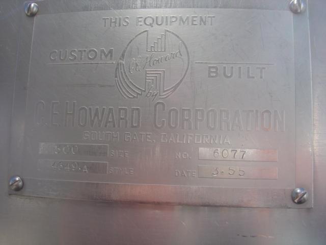 Used 500 GALLON VAT PASTEURIZER. WITH USED COMPONENTS