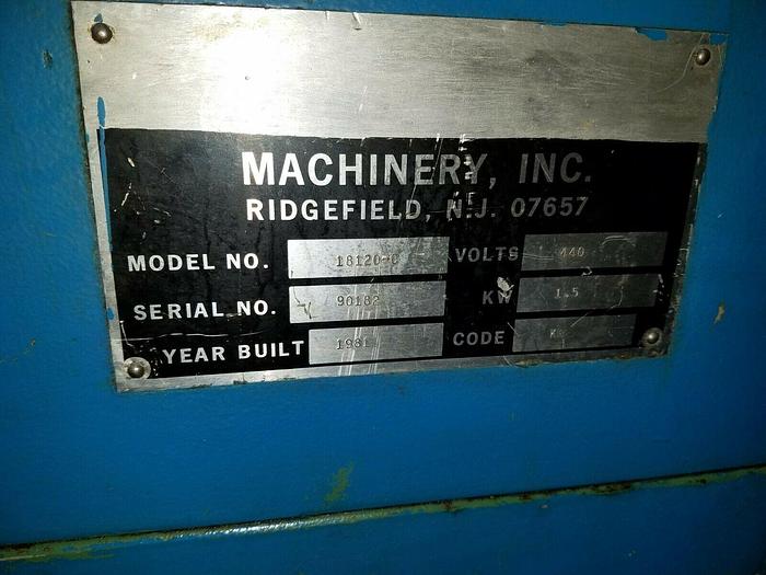 Used Stock Straightener Leveler 3 inch motorized material feed straighten camber