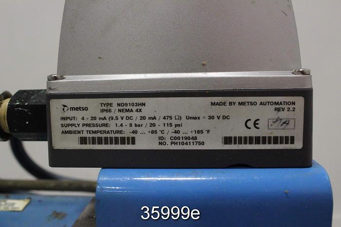 Used Neles Jamesbury 3" V-Ball Control Valve, R23CBO3CCJA #35999