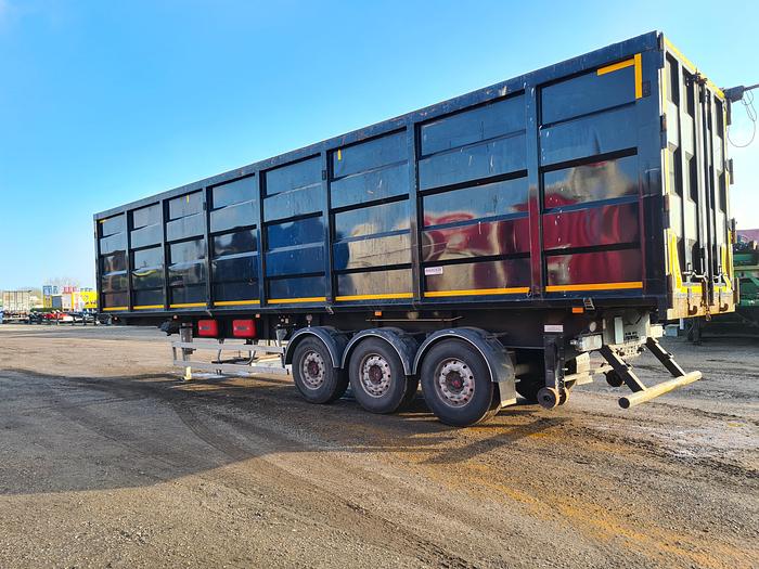 Used 2019 BODEX 3 AXLE HARDOX STEEL (SCRAP) TIPPER TRAILER  72.5 MTR 3 SAF DISC NEW CONDITION