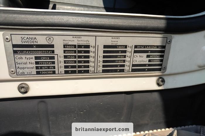 Used 2002 SCANIA R 114 L 380 manual retarder tractor unit